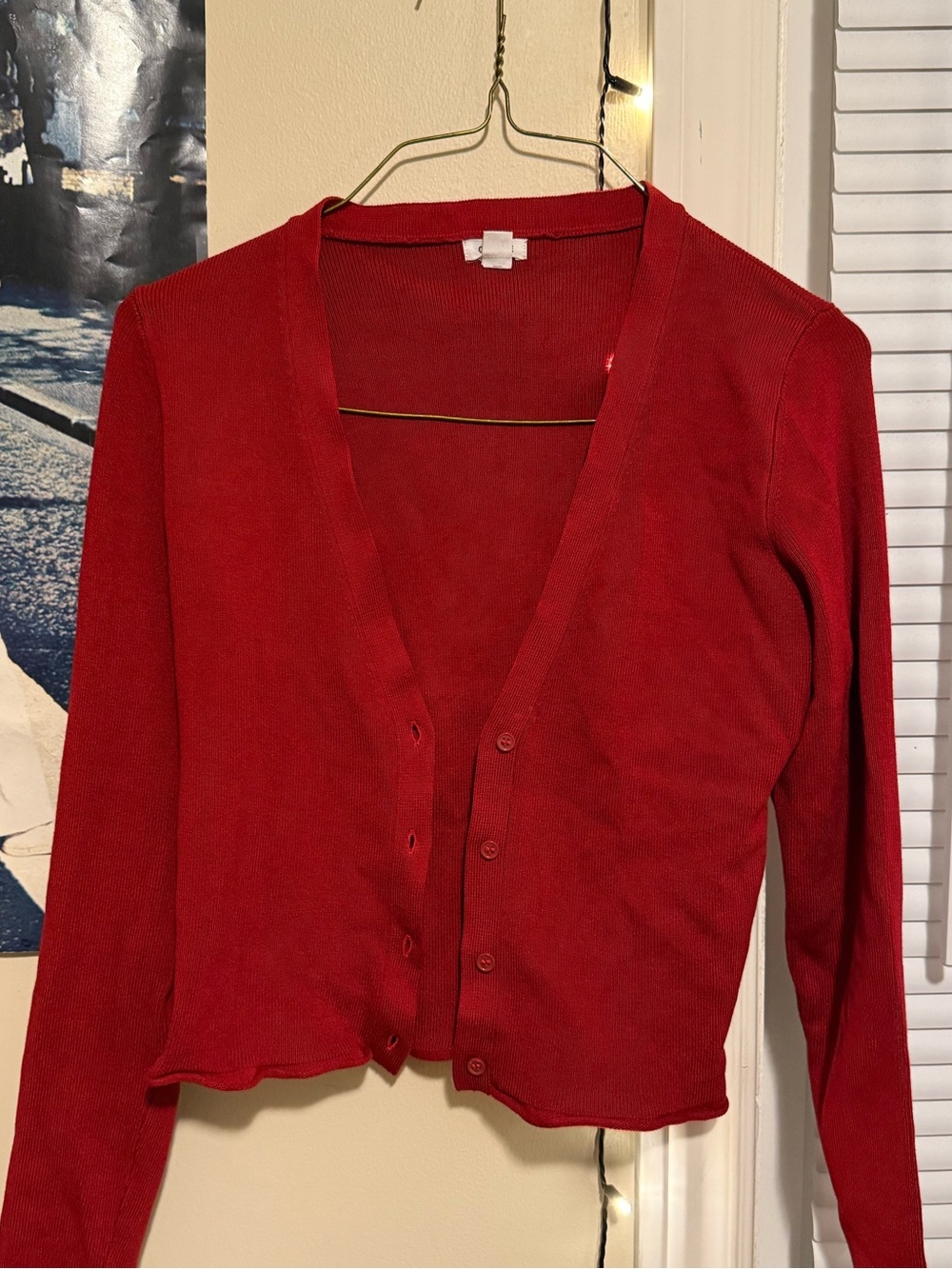 Garage V-Neck Cardigan Sweater